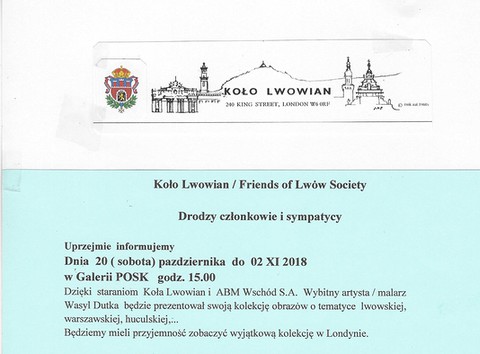 Wystawa obrazów Wasyla Dutki