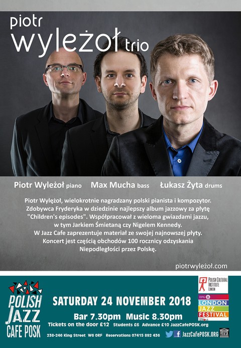 Piotr Wylężoł Trio w Jazz Cafe 