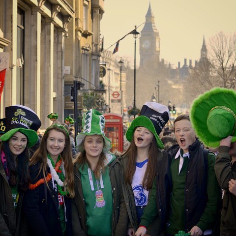 Obchody St Patrick's Day w Londynie