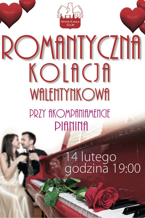 Romantyczna kolacja walentynkowa