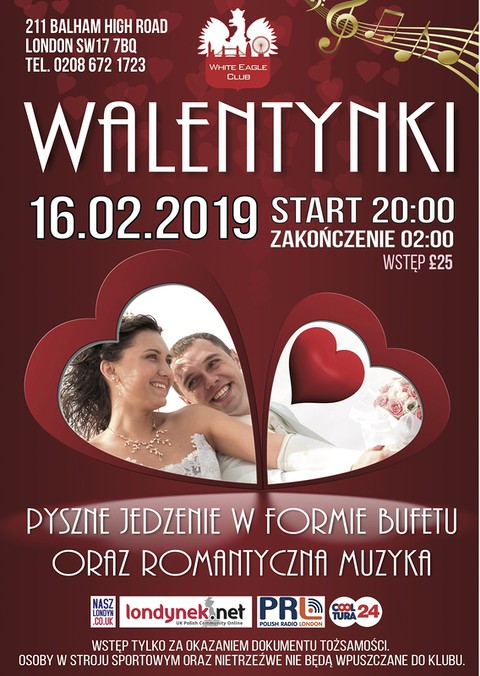 Roztańczony walentynkowy wieczór