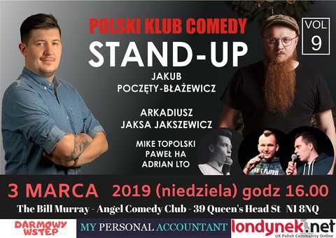 Wieczór dowcipu z Polskim Klubem Comedy