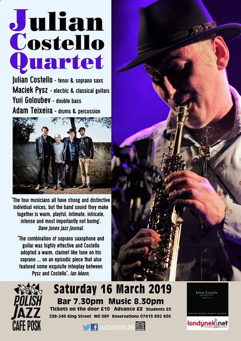 Julian Costello w Jazz Cafe