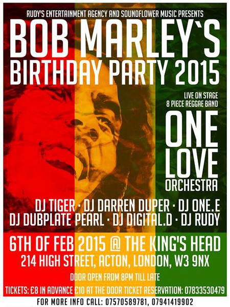 Bob Marley's Birthday Party 2015