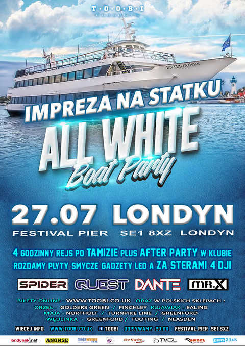 All White Party na statku