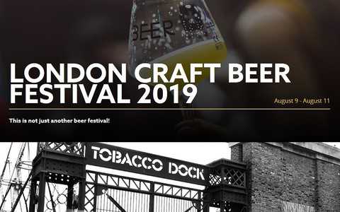 London Craft Beer Festival 2019
