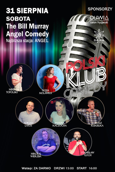Wakacyjny wieczór z polskim klubem "COMEDY"