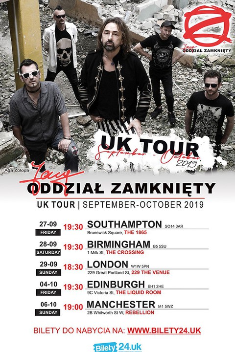 JARY ODDZIAŁ ZAMKNIĘTY - UK Tour