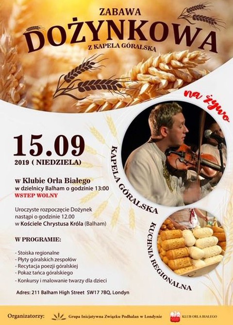 Dożynki w Klubie Orła Białego!