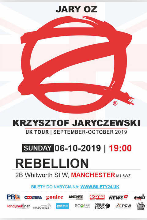 Manchester: JARY ODDZIAŁ ZAMKNIĘTY - UK Tour