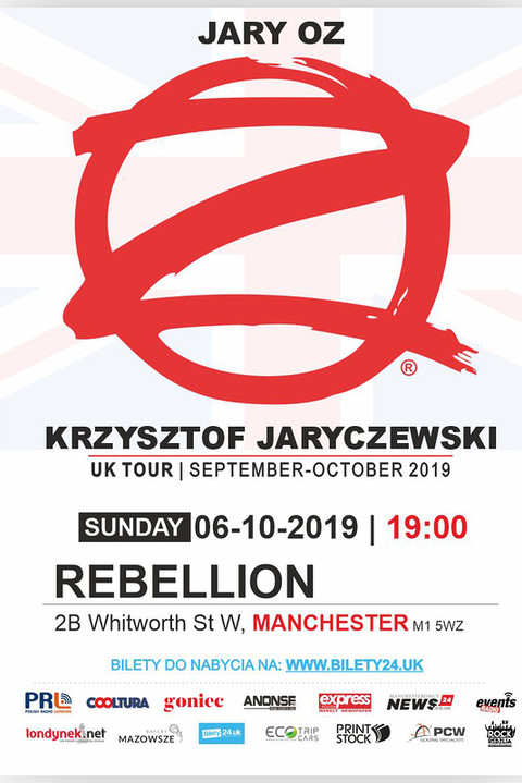 Manchester: JARY ODDZIAŁ ZAMKNIĘTY - UK Tour