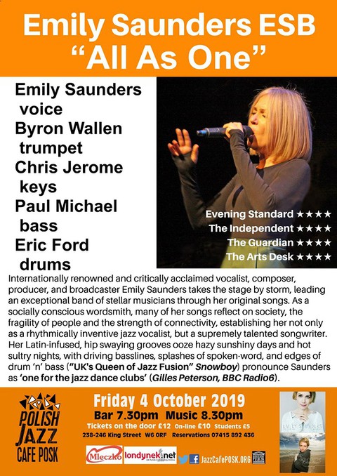 Jazz Cafe: Emily Saunders ESB