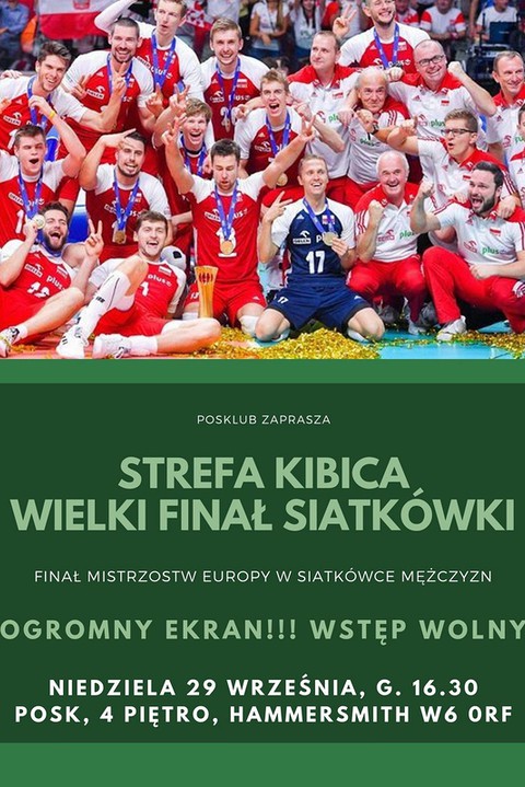 Strefa kibica w POSKlubie - siatkówka