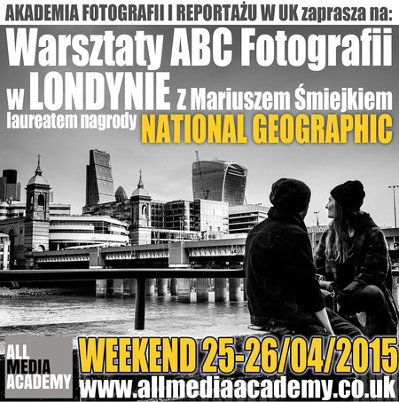 Weekendowe warsztaty ABC Fotografii w Londynie