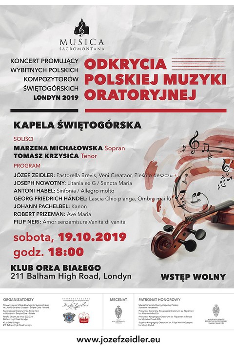 Koncert muzyki oratoryjnej