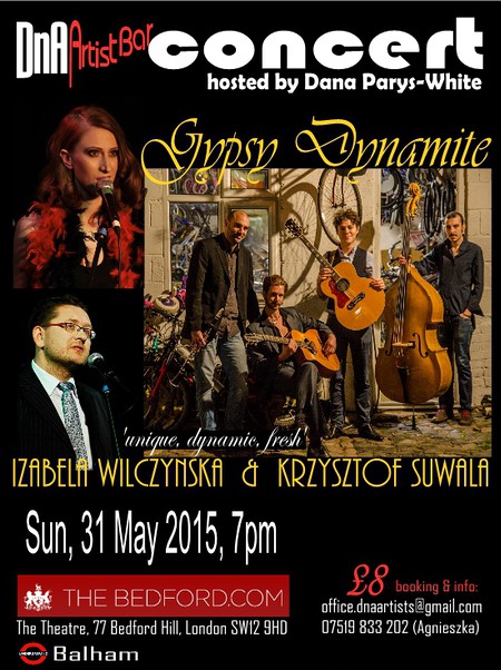 Izabela Wilczyńska, Krzysztof Suwała oraz Gypsy Dynamite w Londynie