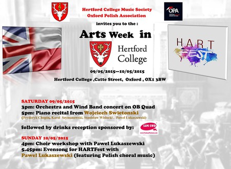 Arts Week in Hertford College