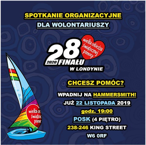 Spotkanie organizacyjne dla wolontariuszy 28. Finału WOŚP