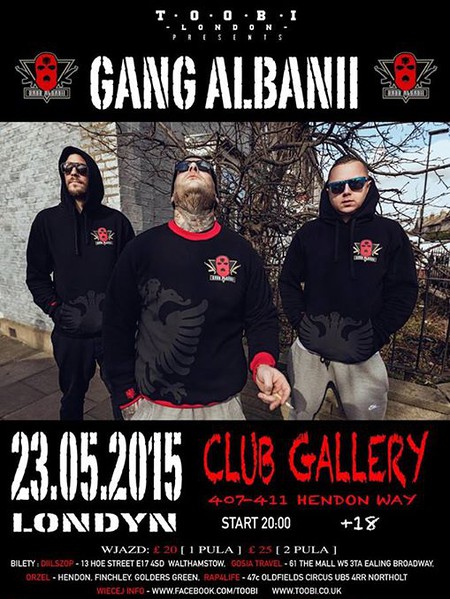 Gang Albanii w Gallery Bar