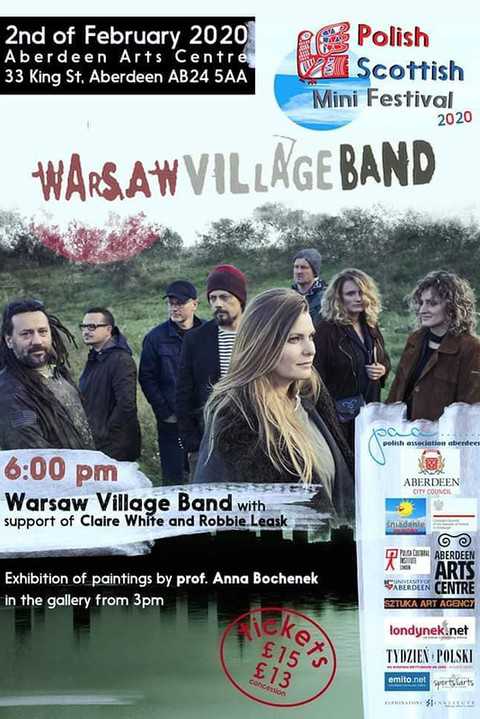 Koncert Warsaw Village Band w Aberdeen