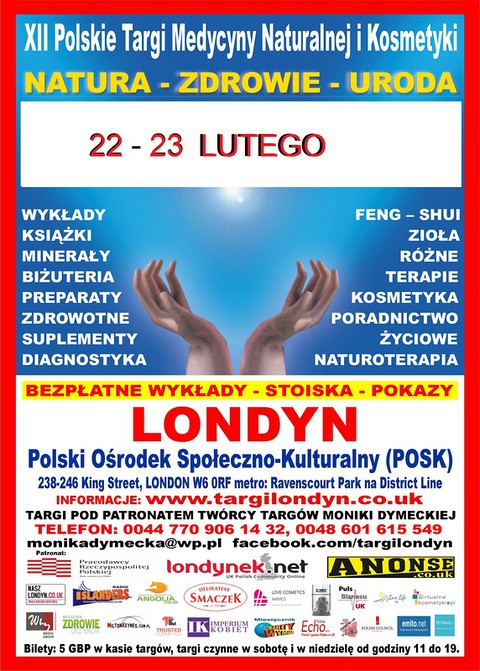 XII Polskie Targi Medycyny Naturalnej i Kosmetyki NATURA - ZDROWIE - URODA
