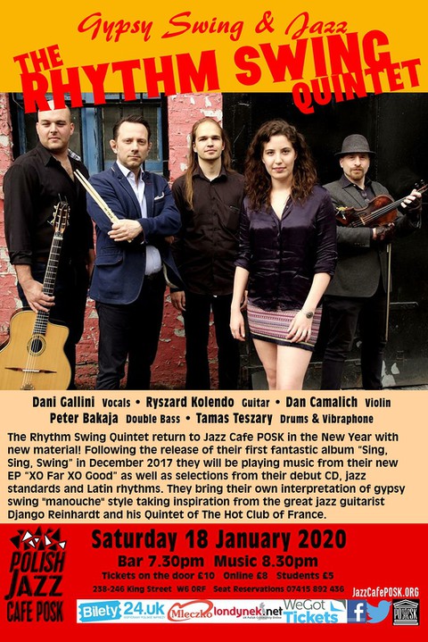 Rytm Swing Quintet w Jazz Cafe POSK