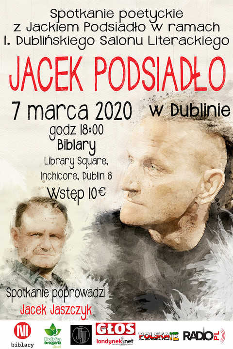 Dublin: Spotkanie poetyckie z Jackiem Podsiadłą