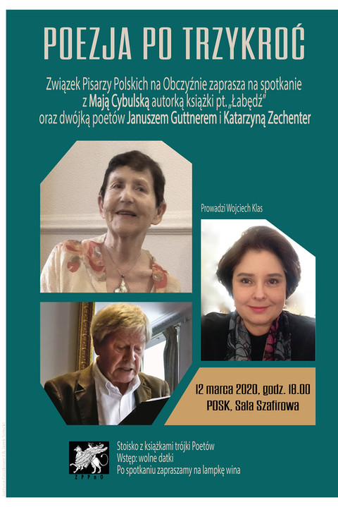 "Poezja po trzykroć" - spotkanie z Mają Cybulską