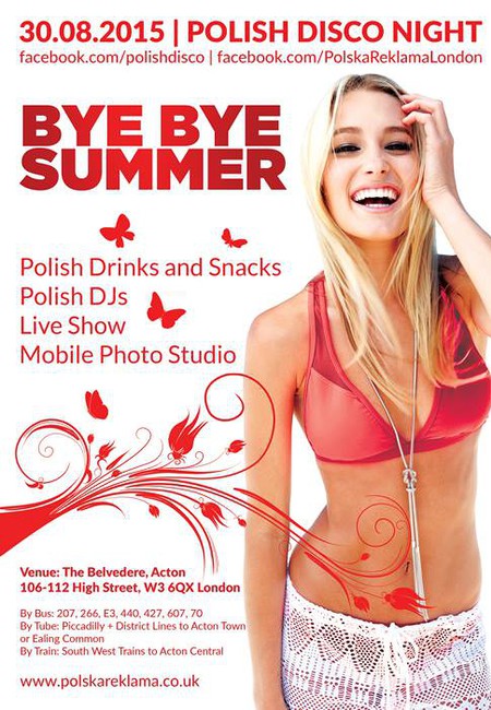 Polish Disco Night - Bye Bye Summer!