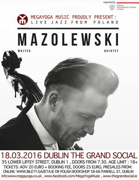 Wojtek Mazolewski Quintet 'Polka Tour' w Dublinie