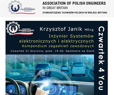 Czwartek4You: Inżynier systemów elektronicznych i elektrycznych w motoryzacji