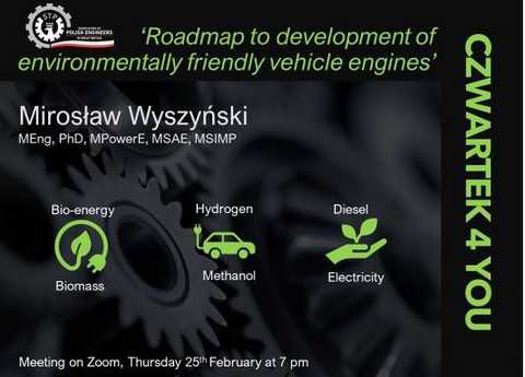 Czwartek4You: Mapa drogowa do rozwoju przyjaznych dla środowiska silników samochodowych