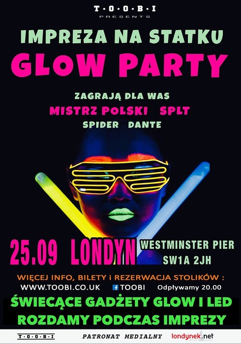 Toobi zaprasza: Glow Party na statku!