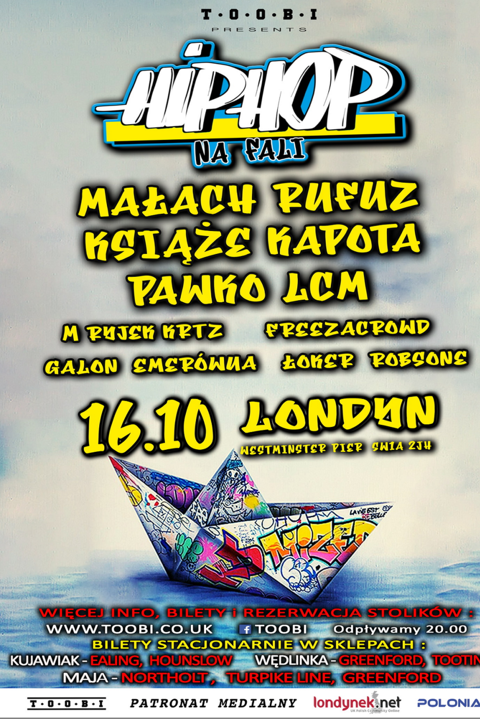 Impreza na statku: HIP-HOP na Fali!