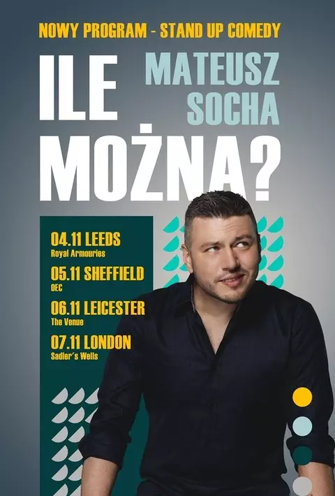 Polski stand up: Mateusz Socha w Londynie!
