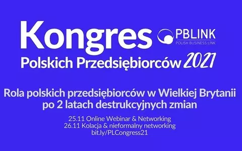 Kongres Polskich Przedsiębiorców w Wielkiej Brytanii 2021