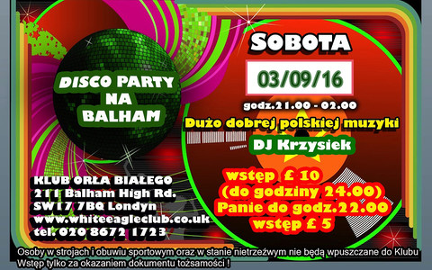 Disco Party na Balham