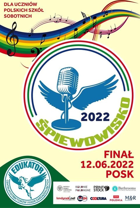 ŚPIEWOWISKO 2022 Festiwal Piosenki o Polsce dla dzieci i młodzieży w UK