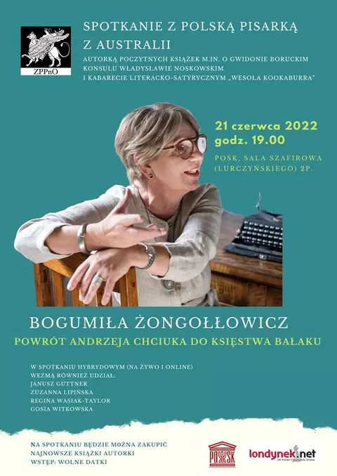 Spotkanie z pisarką Bogumiłą Żongołłowicz