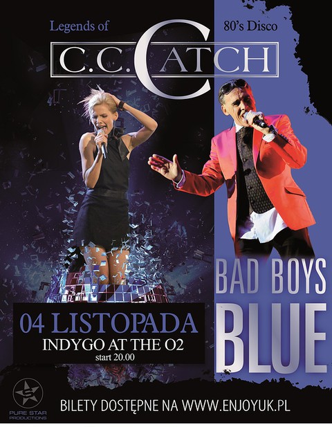 C.C.Catch & Bad Boys Blue w Londynie!