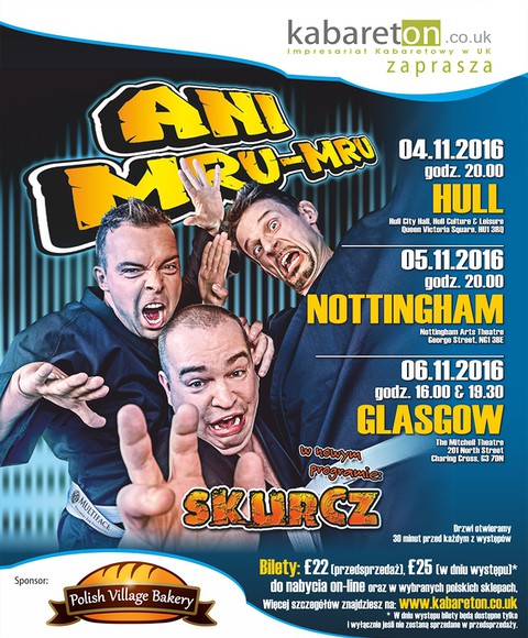 Kabaret Ani Mru-Mru w Nottingham