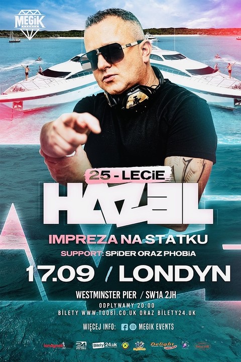 25-lecie DJ Hazel w Londynie