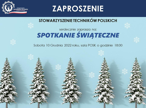 STP zaprasza: Spotkanie świąteczne
