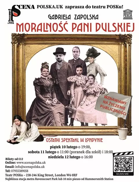 "Moralność pani Dulskiej" powraca do Teatru POSK!
