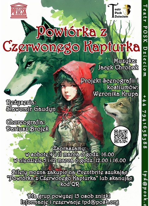 Teatr POSK: "Powtórka z Czerwonego Kapturka"