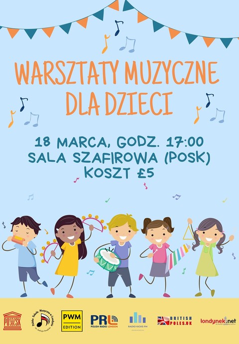 Warsztaty muzyczne dla dzieci i młodzieży w POSK!