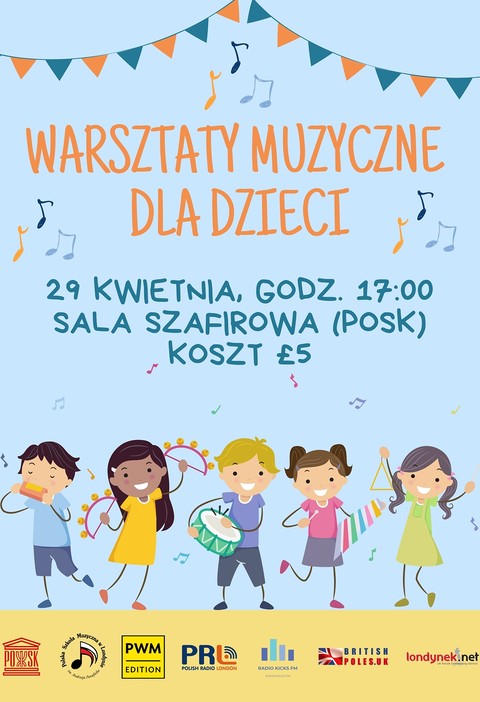 Warsztaty muzyczne dla dzieci i młodzieży!