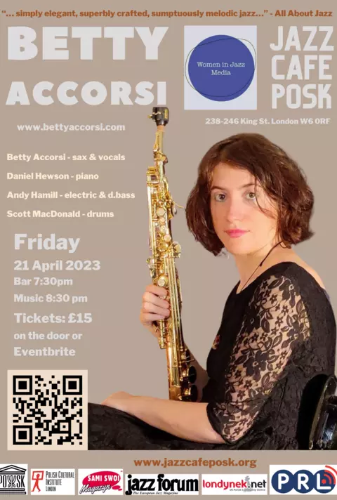 Jazz Cafe POSK zaprasza: Betty Accorsi Quartet