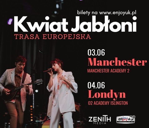Kwiat Jabłoni w Manchesterze i Londynie!