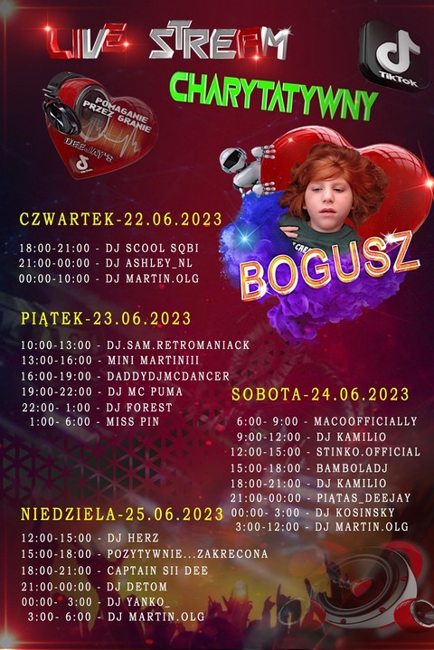 POMAGANIE PRZEZ GRANIE - pomoc dla Bogusza Fiszera